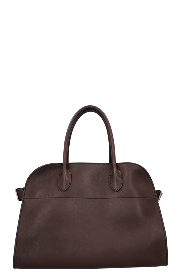 THE ROW Cuir souple Margaux 12 marron foncé
