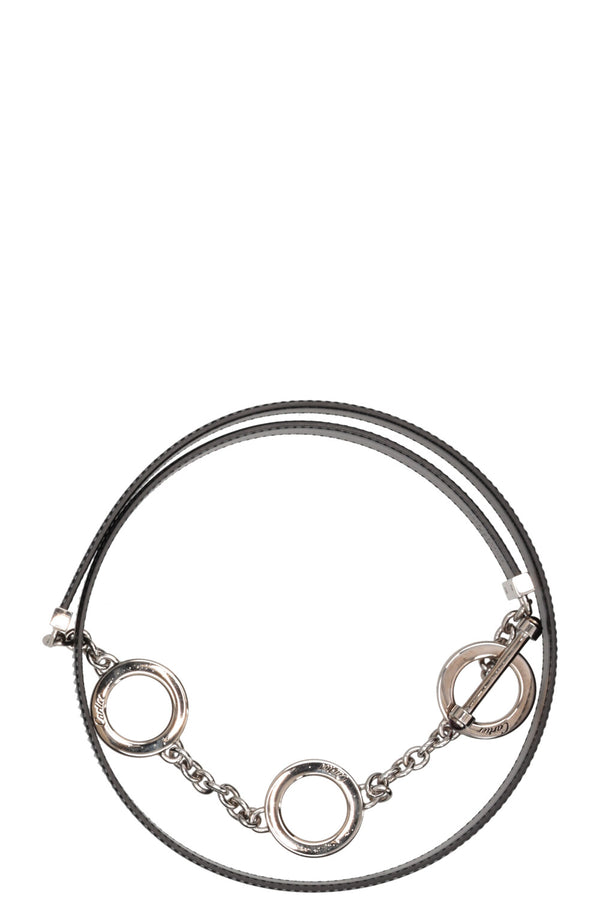 Cartier Ceinture en cuir noir