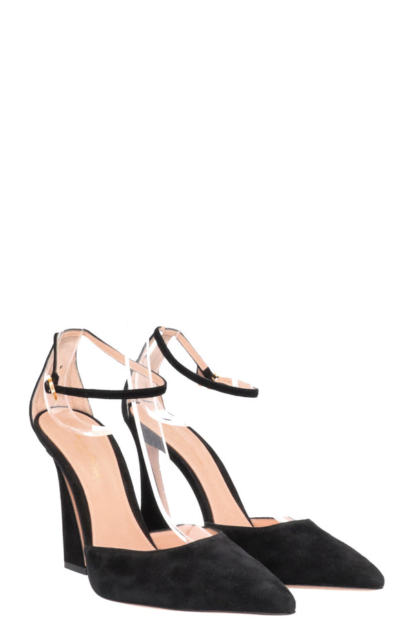 GIANVITO ROSSI Escarpins Daim Noir