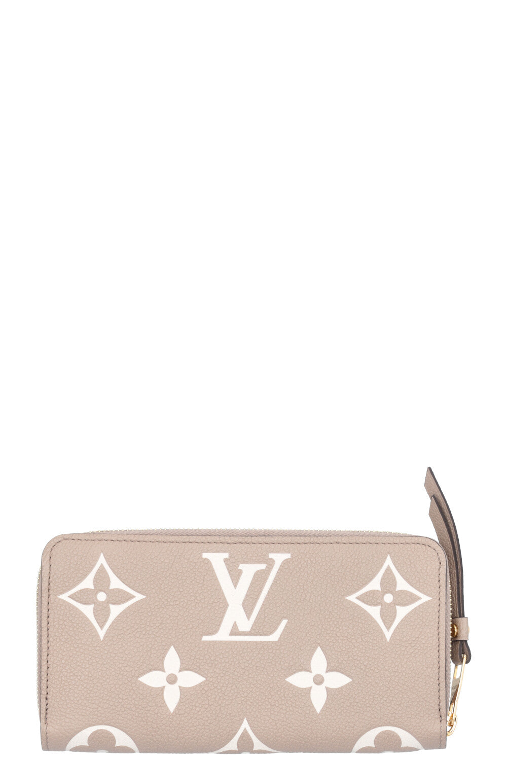 LOUIS VUITTON Portefeuille Zippy Empreinte Beige