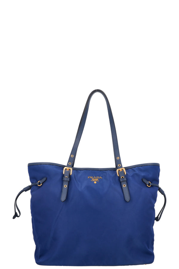 PRADA Nylon Tote Bag Blue