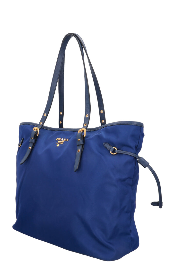 PRADA Nylon Tote Bag Blue