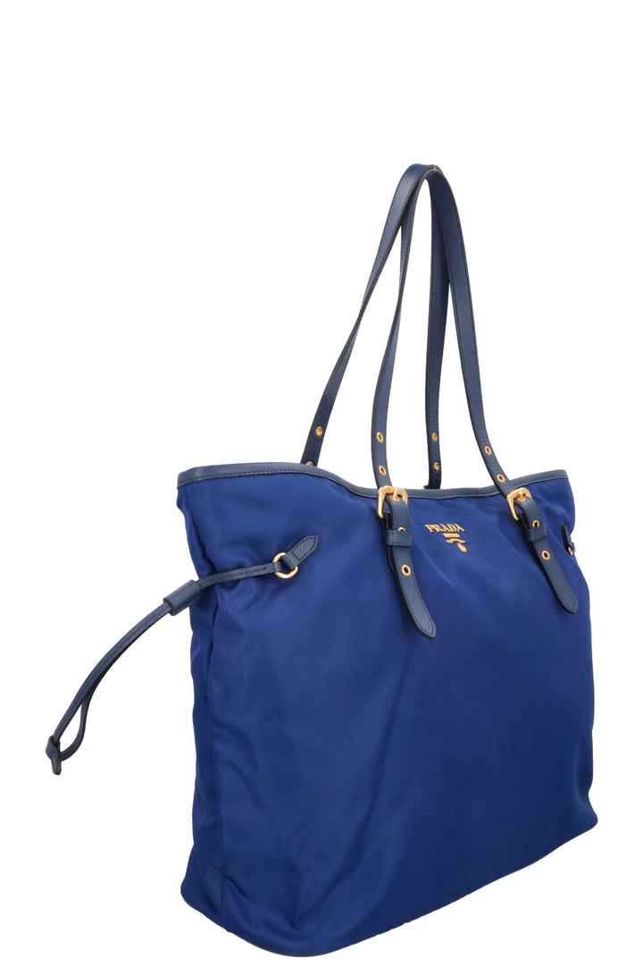 PRADA Nylon Tote Bag Blue