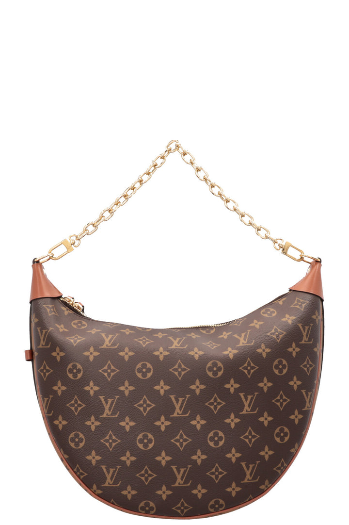 LOUIS VUITTON Loop Hobo Bag MNG Canvas