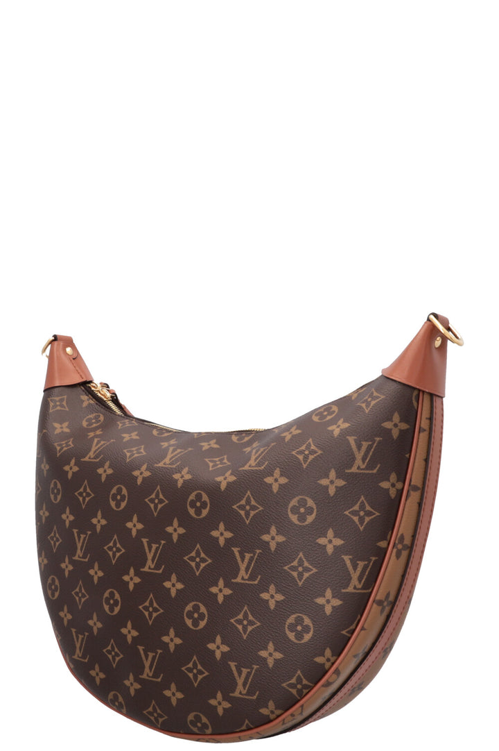 LOUIS VUITTON Loop Hobo Bag MNG Canvas
