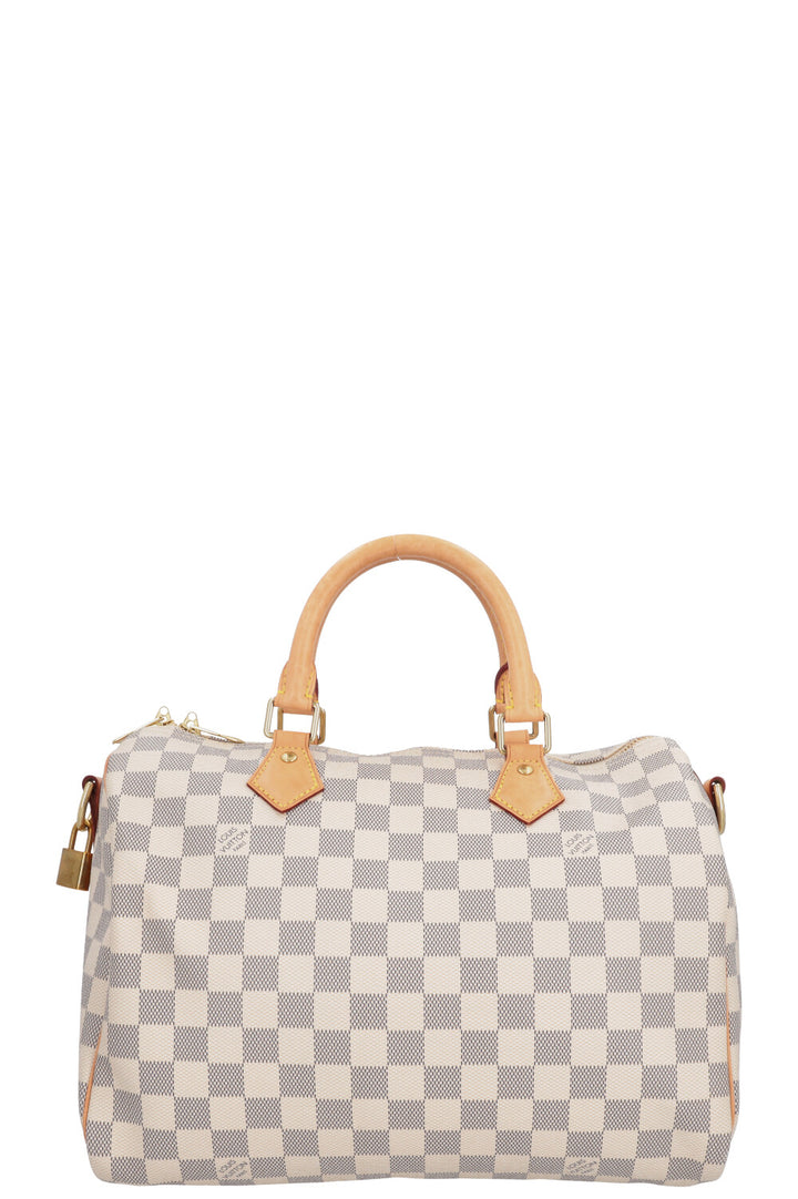 LOUIS VUITTON Speedy 30 Bandoulière Damier Azur