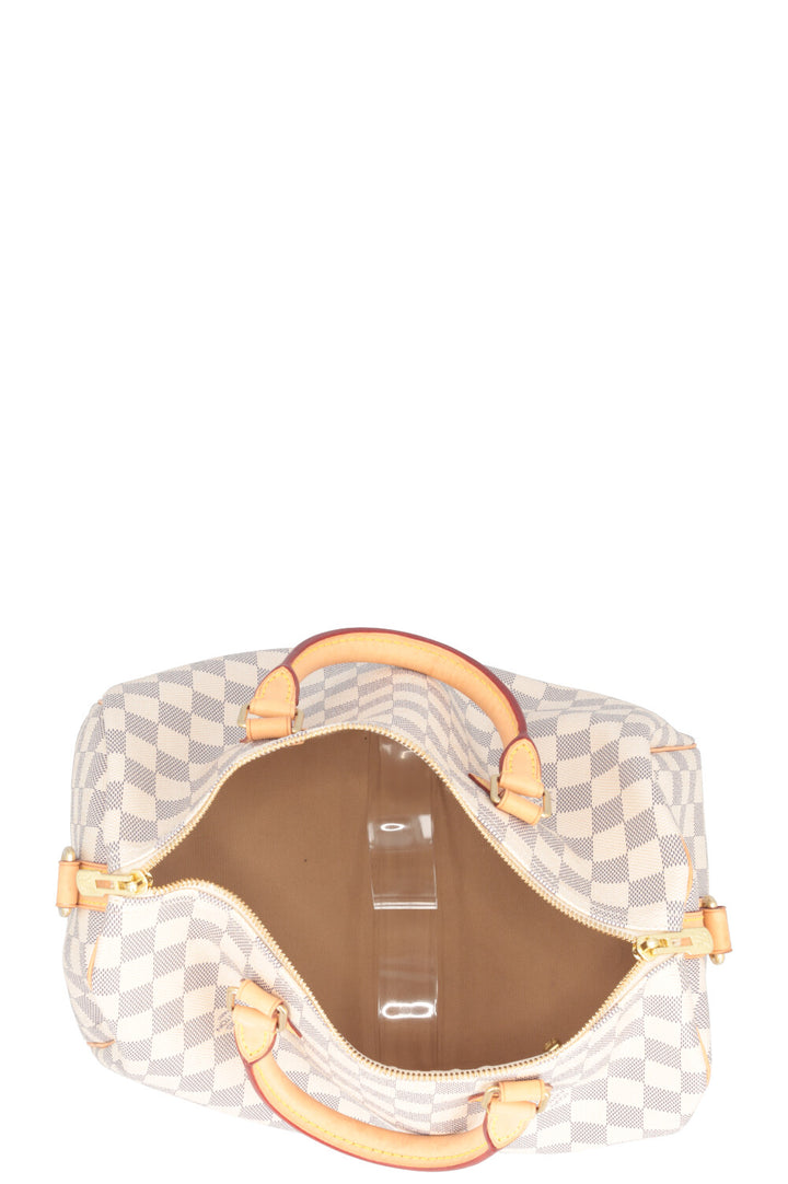 LOUIS VUITTON Speedy 30 Bandoulière Damier Azur