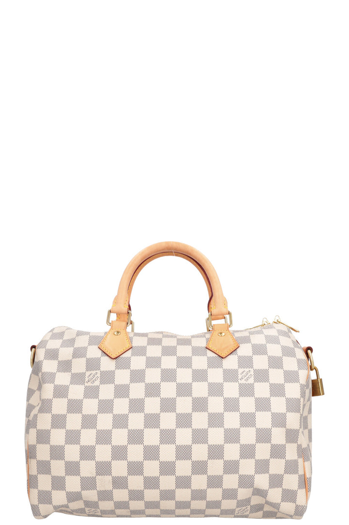 LOUIS VUITTON Speedy 30 Bandoulière Damier Azur