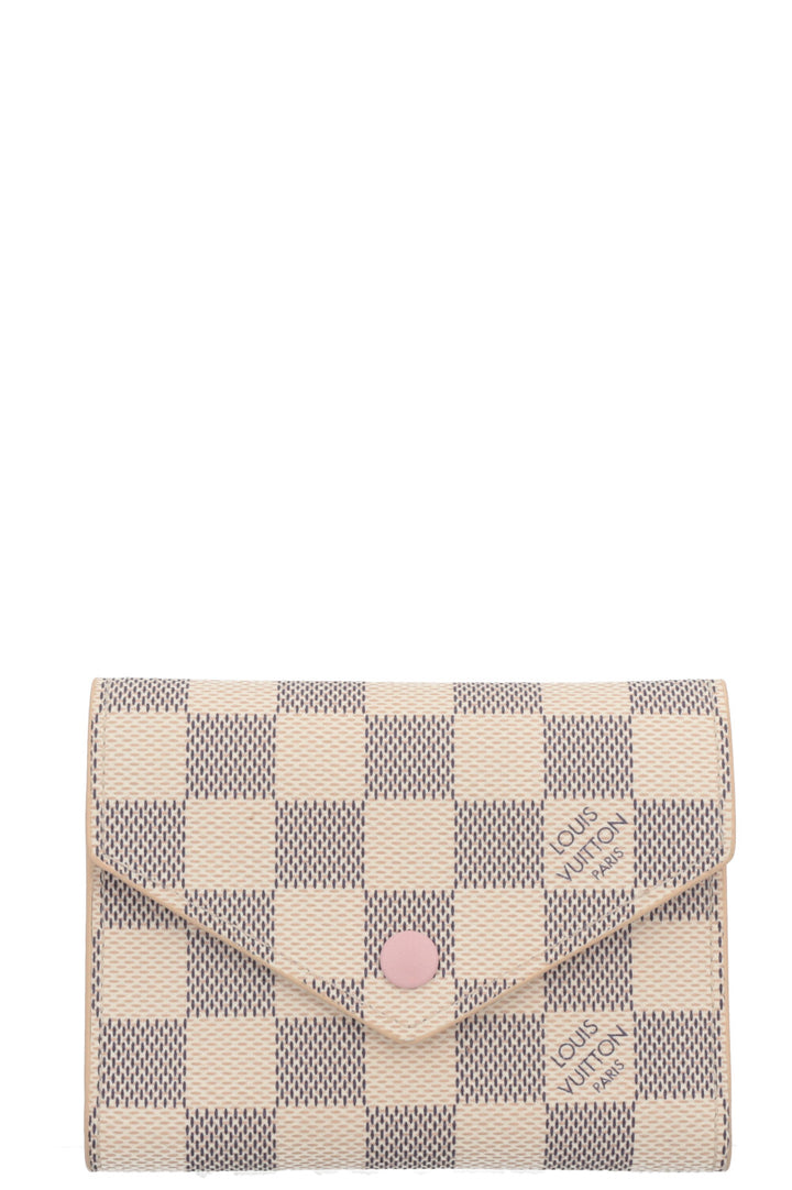 LOUIS VUITTON Victorine Compact Wallet Damier Azur