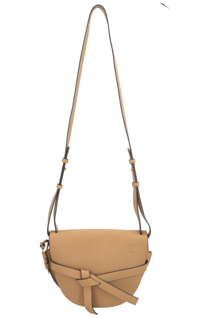 LOEWE Small Gate Bag Leather Brown