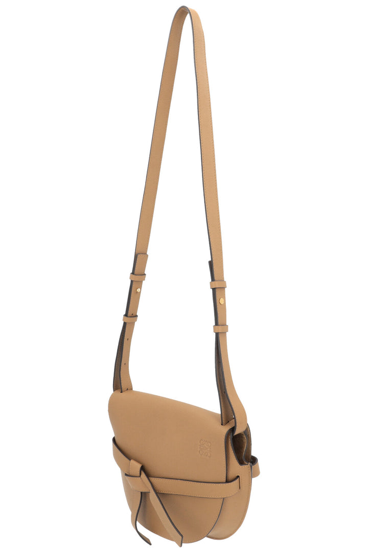 LOEWE Small Gate Bag Leather Brown