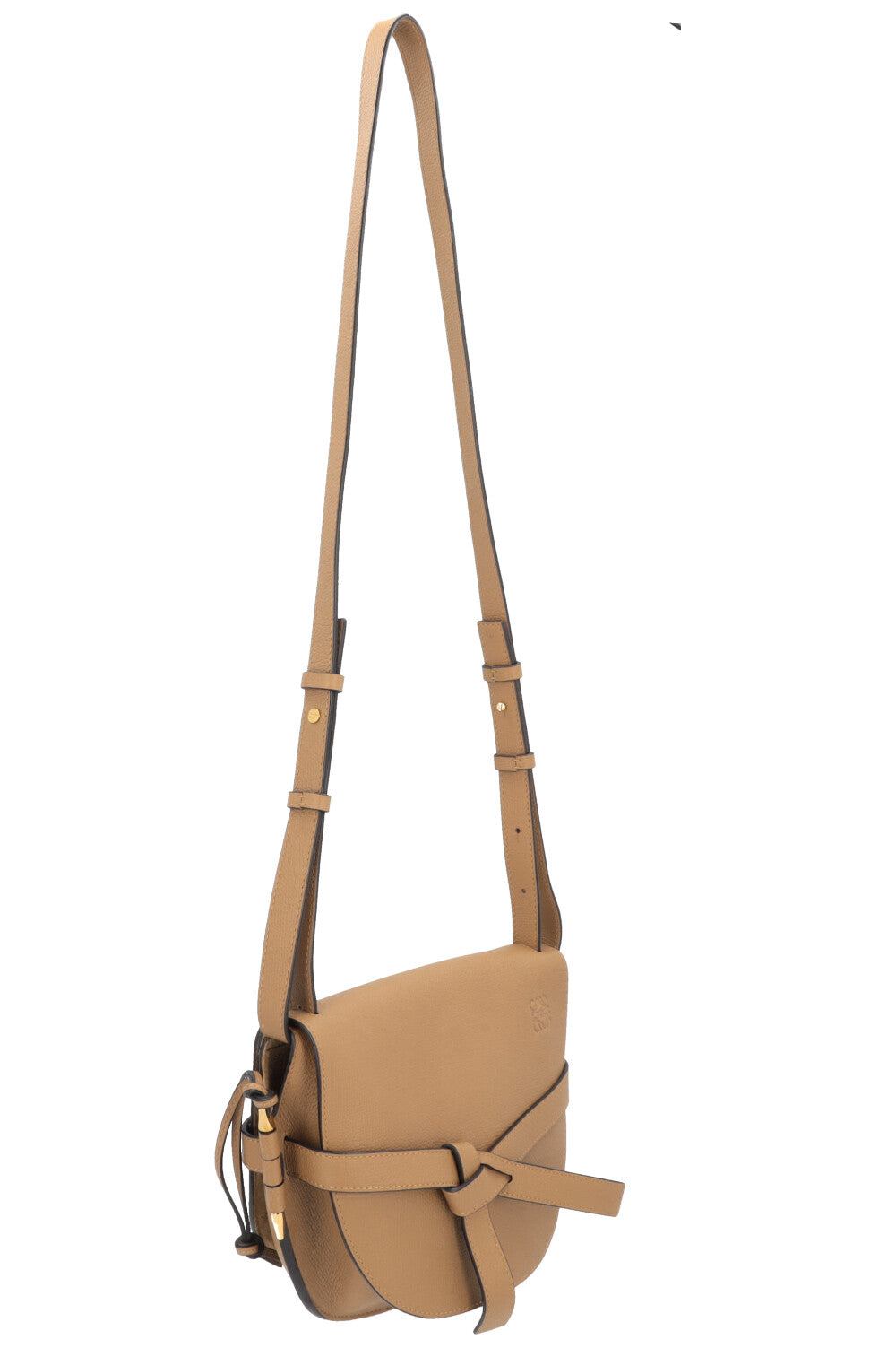LOEWE Small Gate Bag Leather Brown