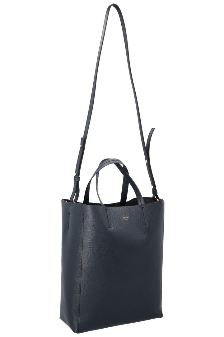 CELINE Small Vertical Cabas Tote Bag Petrol