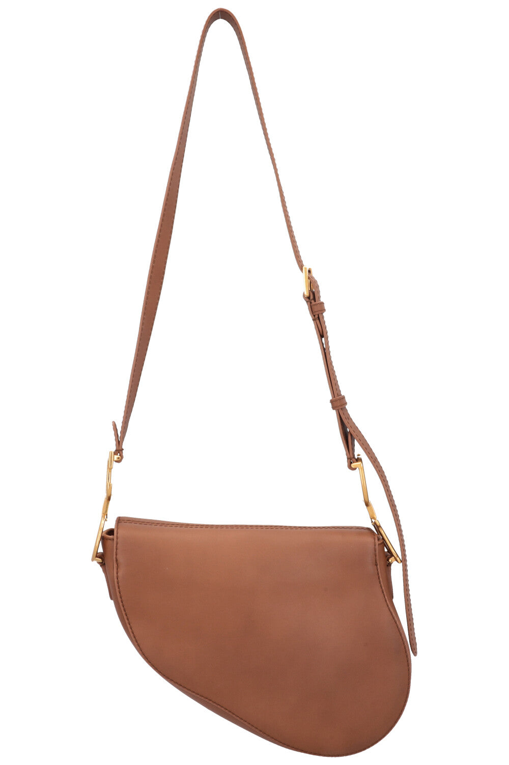 CHRISTIAN DIOR Medium Soft Saddle Bag Camel