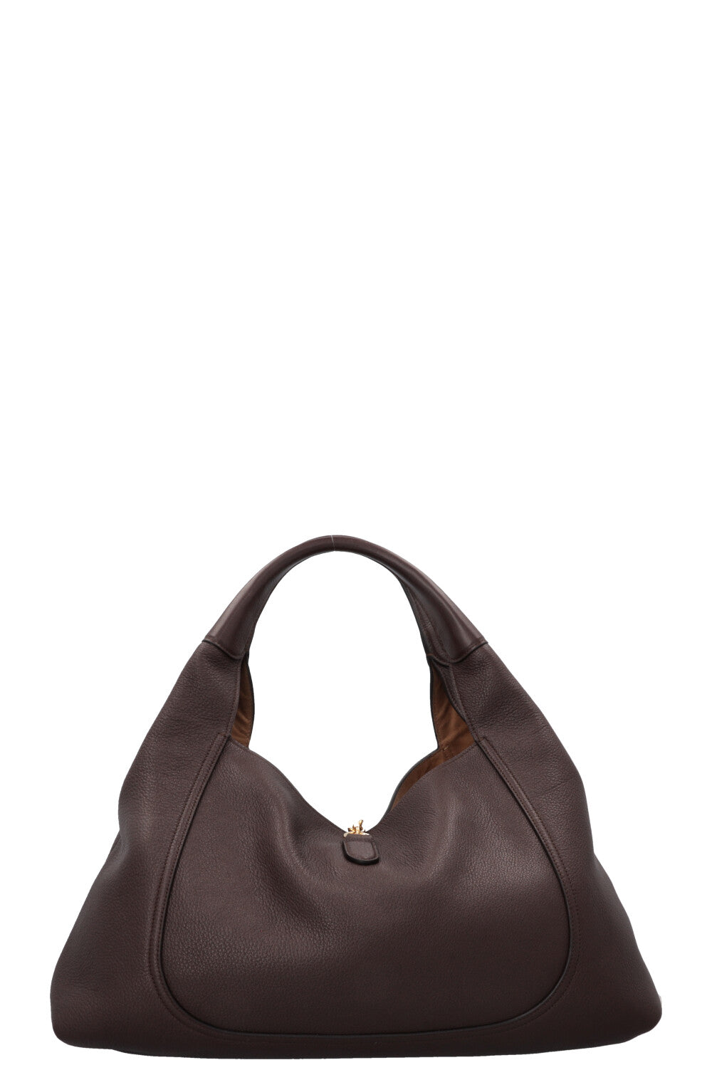 GUCCI Softbit Maxi Shoulder Bag Brown
