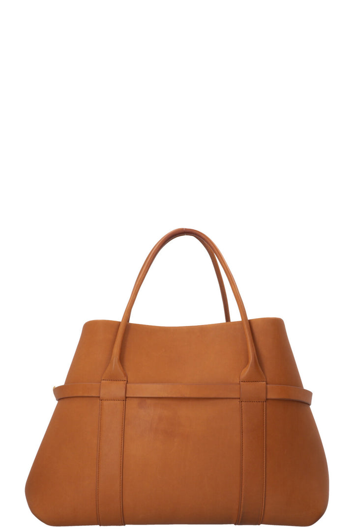 LORO PIANA Large Ghiera Tote Bag Cognac