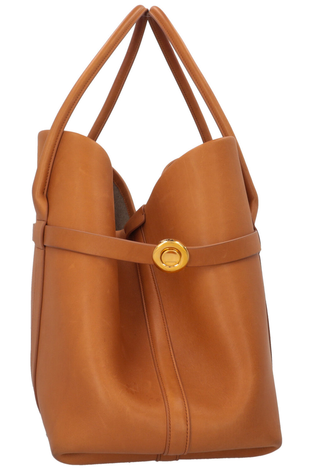 LORO PIANA Large Ghiera Tote Bag Cognac