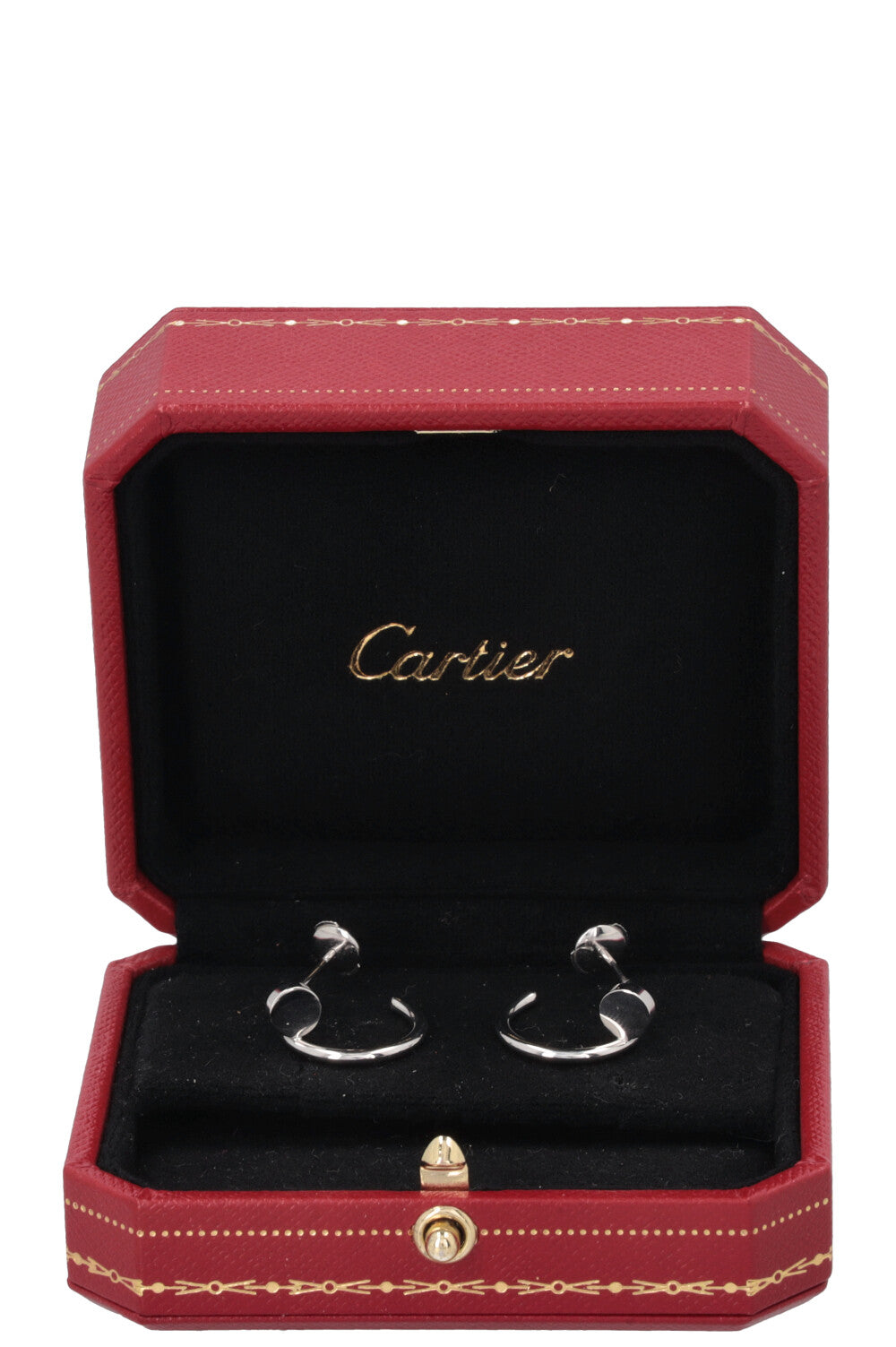 Boucles d'oreilles CARTIER Juste un Clou petites, en or blanc 18 carats