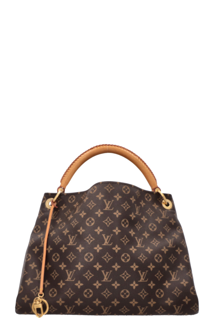 LOUIS VUITTON Artsy Hobo Bag MNG Canvas