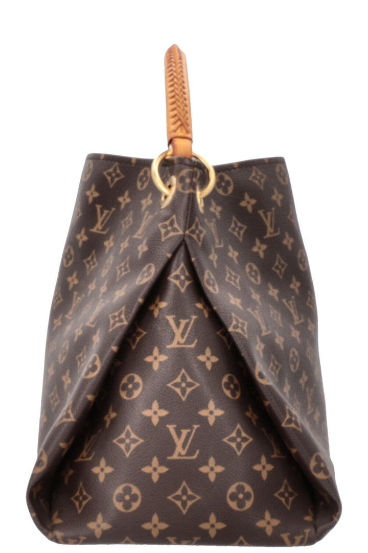 LOUIS VUITTON Artsy Hobo Bag MNG Canvas