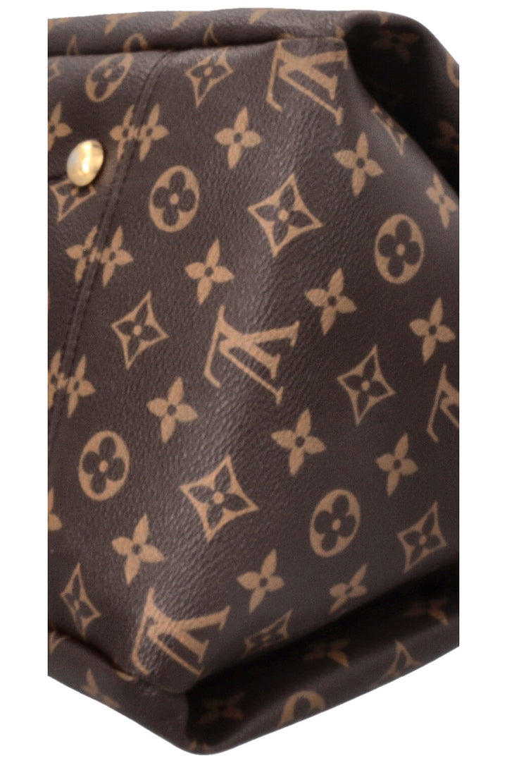 LOUIS VUITTON Artsy Hobo Bag MNG Canvas