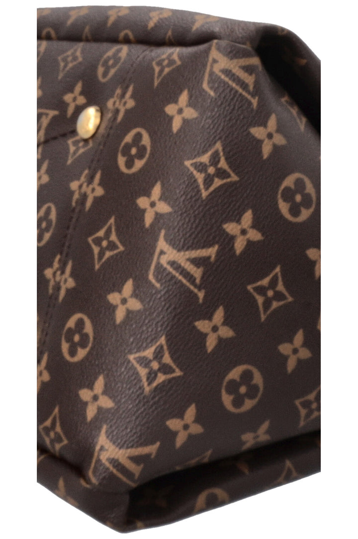 LOUIS VUITTON Artsy Hobo Bag MNG Canvas