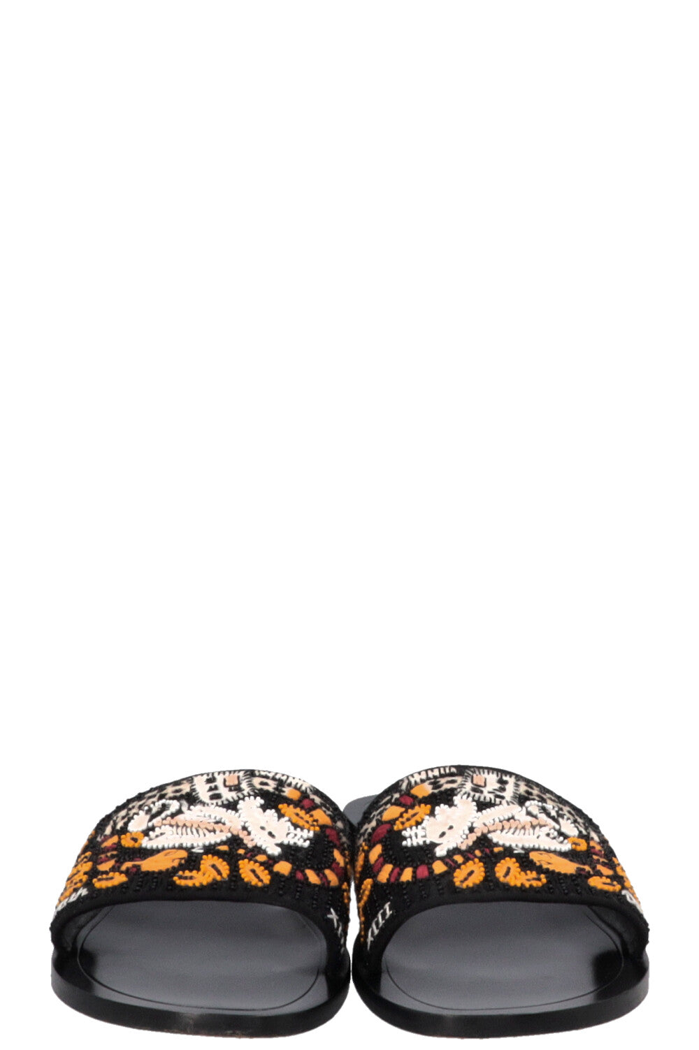 CHRISTIAN DIOR Tarot Beaded Slides Black