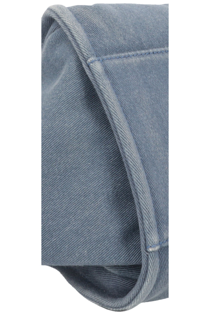 CHANEL Medium Deauville Tote Bag Denim Blue