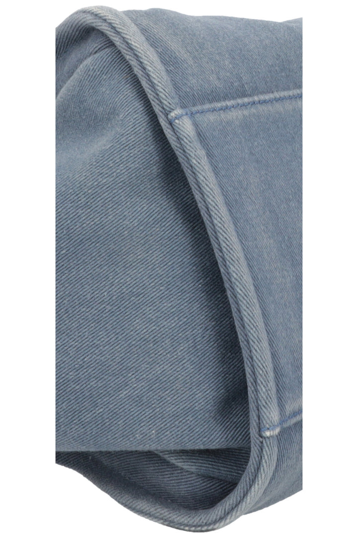 CHANEL Medium Deauville Tote Bag Denim Blue