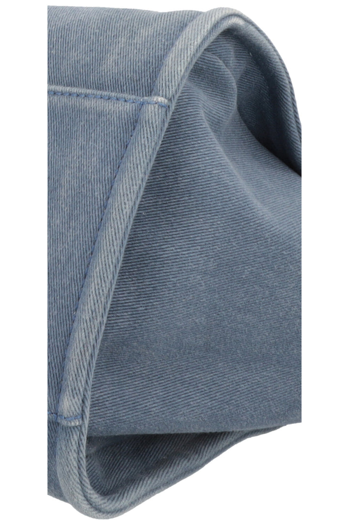 CHANEL Medium Deauville Tote Bag Denim Blue