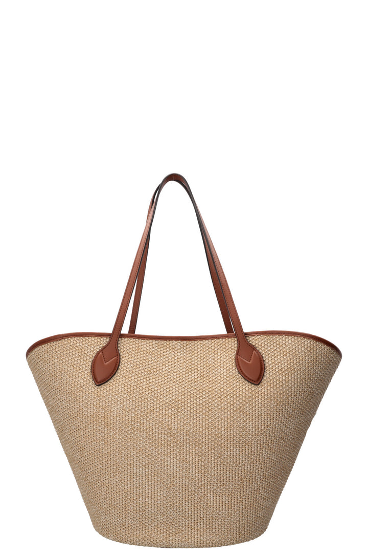 LOUIS VUITTON Saint Jacques Bag NM Raffia Beige