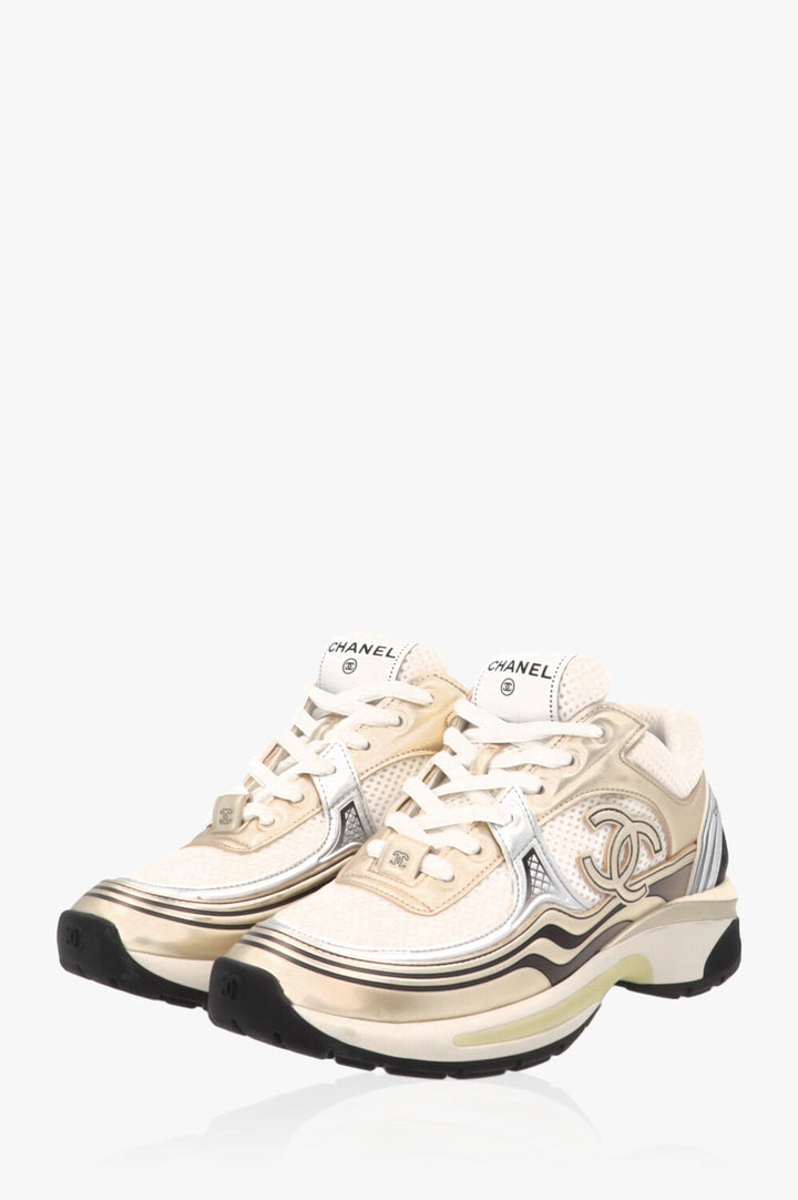 Chanel Sneaker Weiss Gr 40 Reflektion