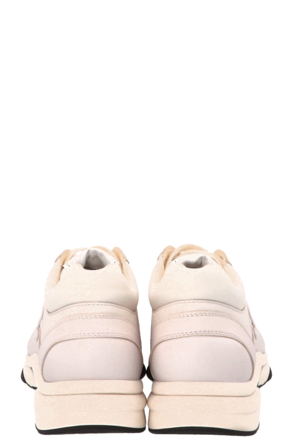 CHANEL CC Tennis Sneakers Leahter Blush Pink