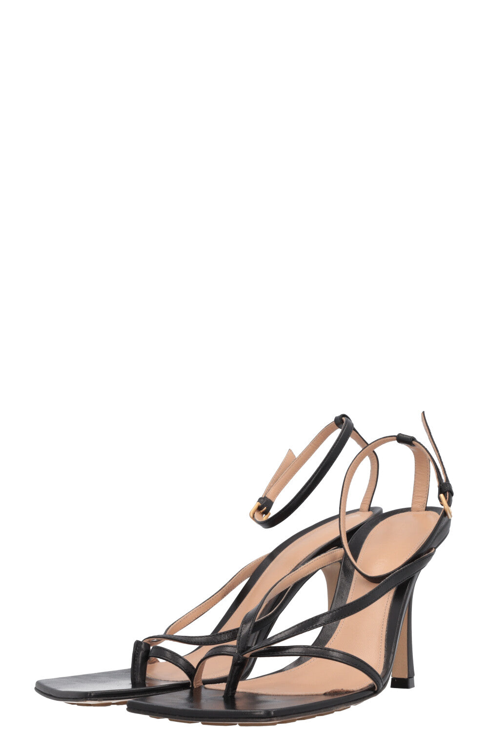 BOTTEGA VENETA Strappy Heels Black