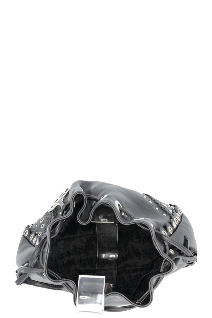 CHRISTIAN DIOR Vintage Bucket Bag Black