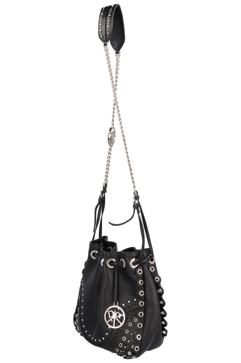 CHRISTIAN DIOR Vintage Bucket Bag Black