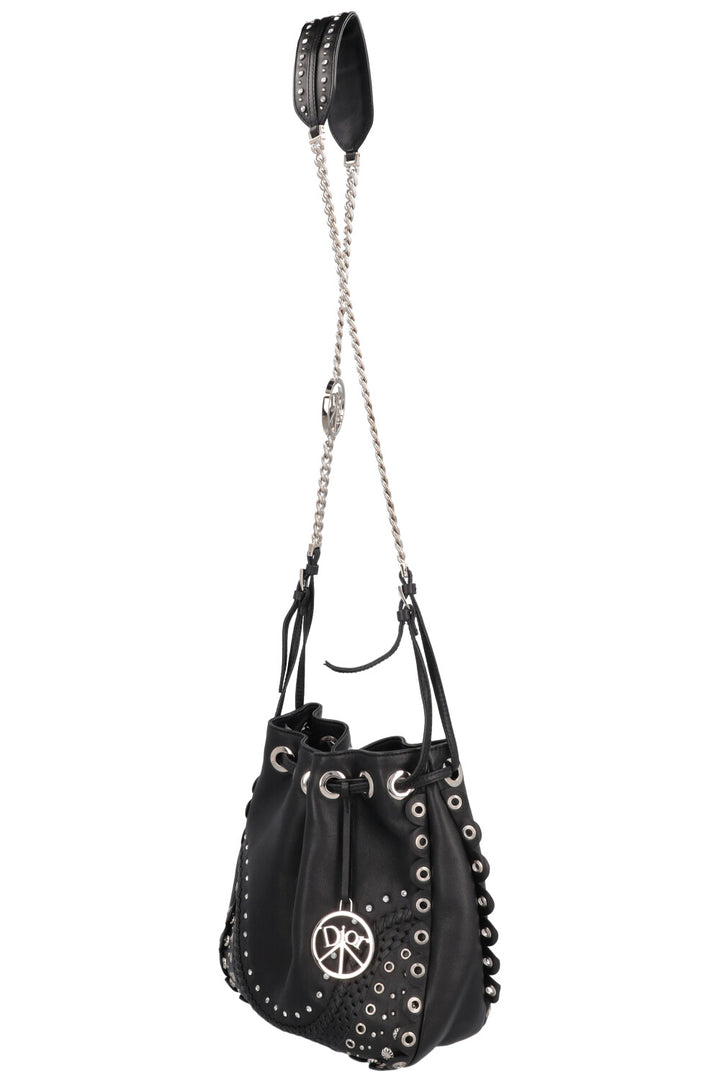 CHRISTIAN DIOR Vintage Bucket Bag Black