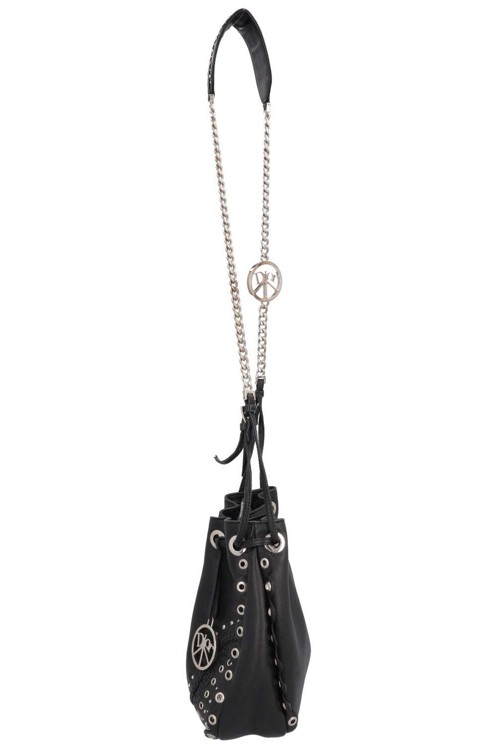 CHRISTIAN DIOR Vintage Bucket Bag Black
