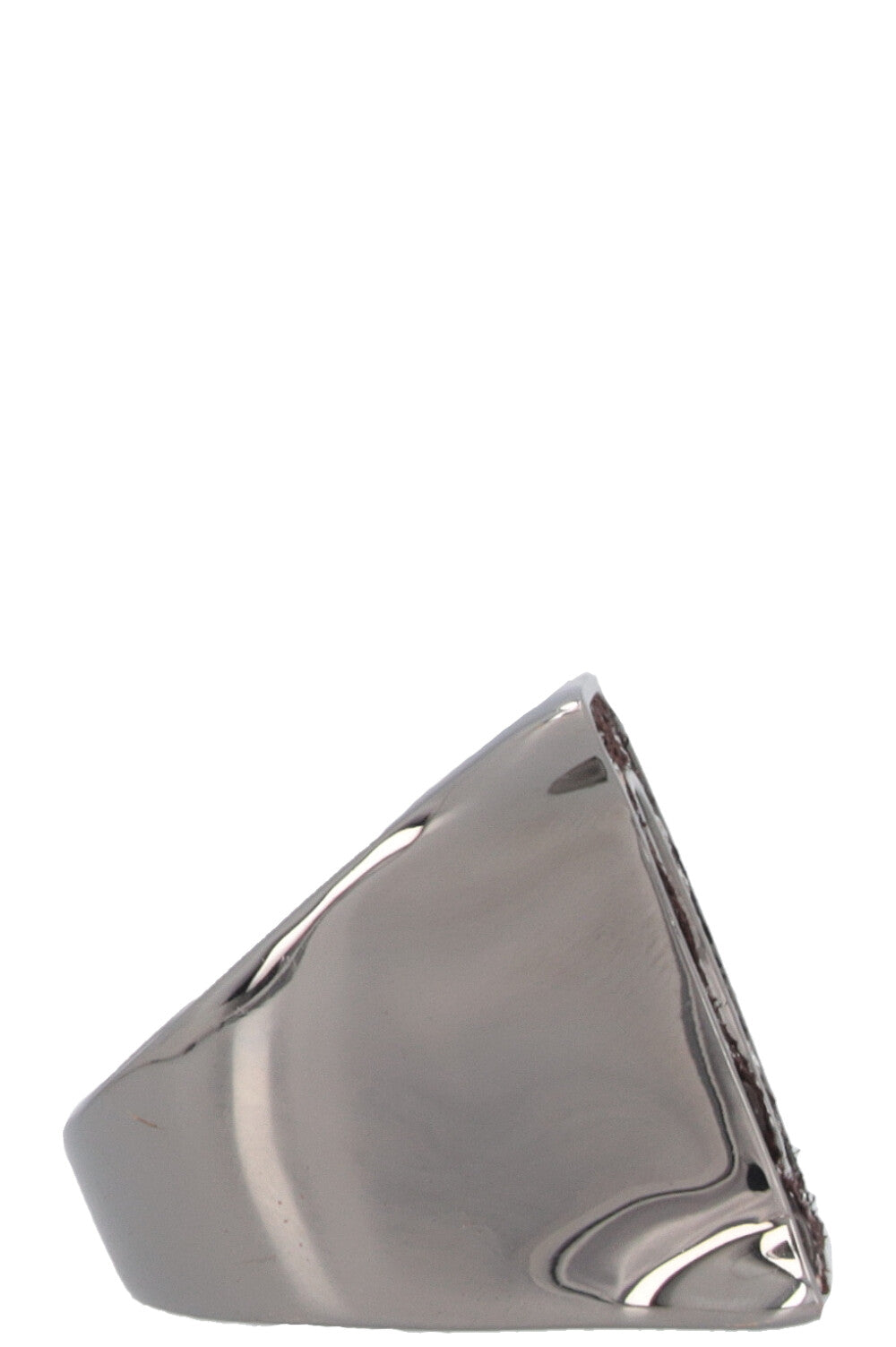 CHRISTIAN DIOR D Cocktail Ring Charcoal