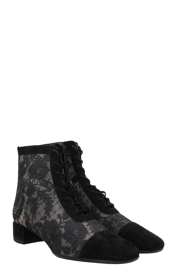 CHRISTIAN DIOR Naughtily-D Boots Lace Black