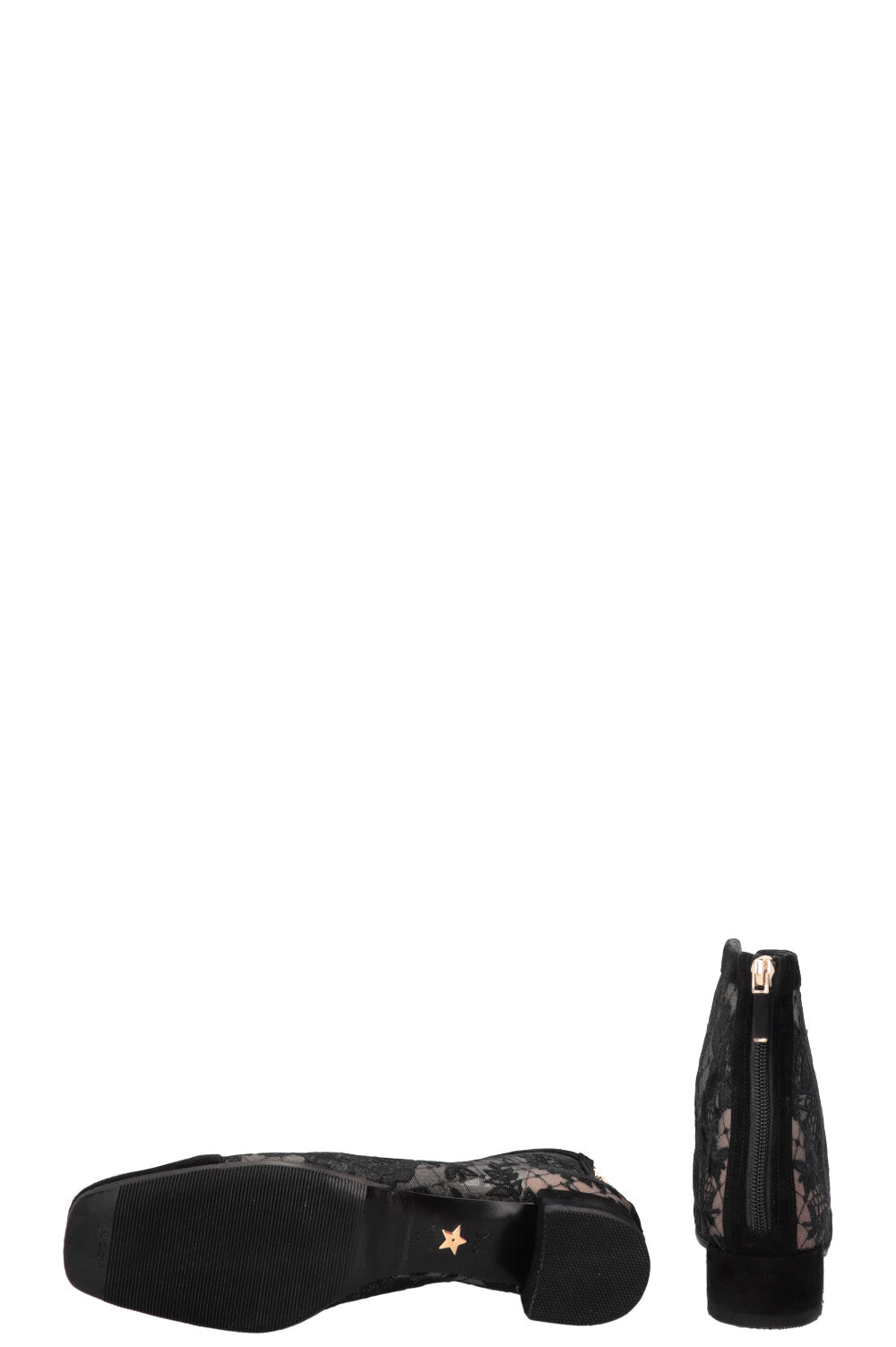 CHRISTIAN DIOR Naughtily-D Boots Lace Black