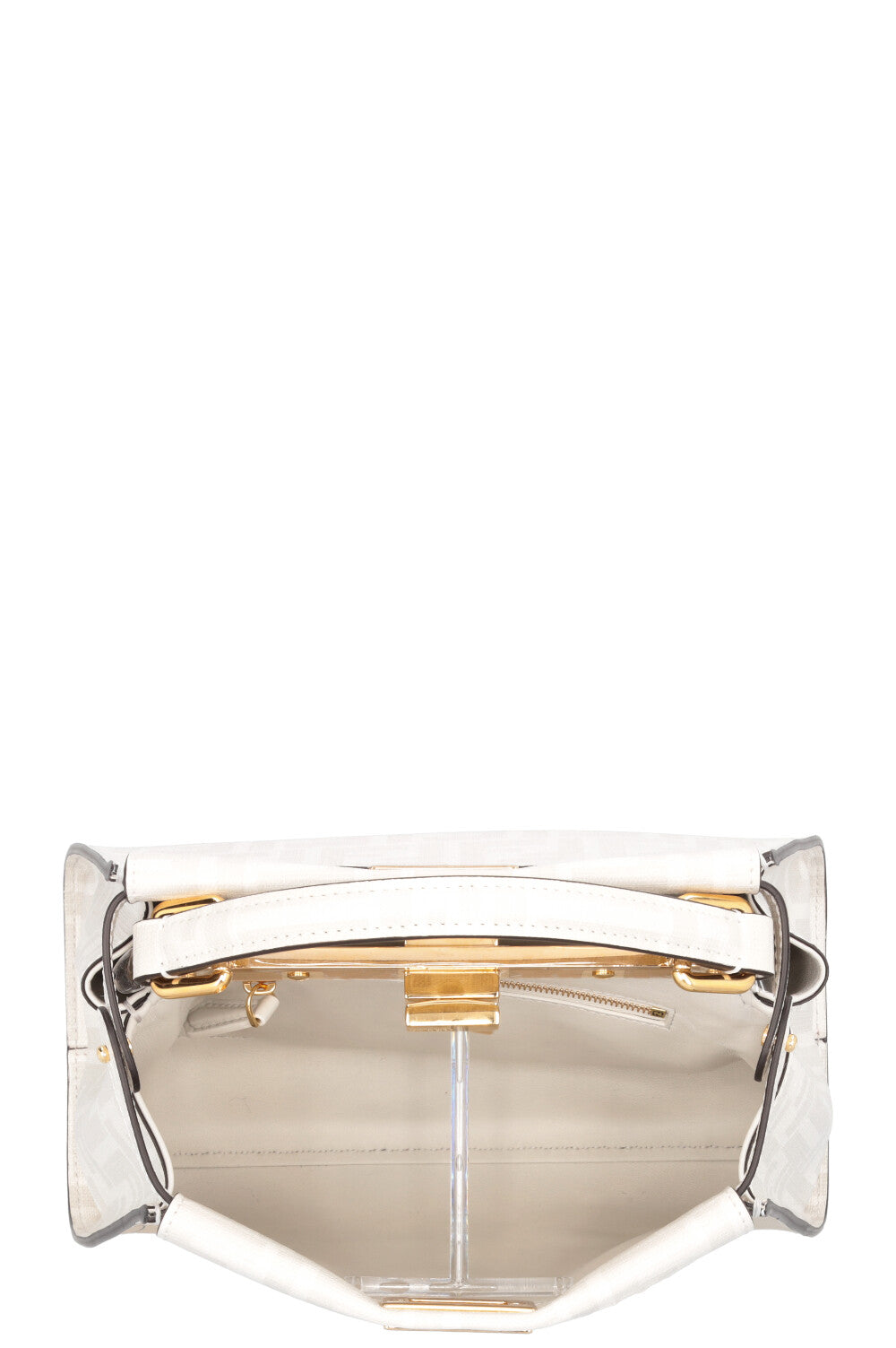 FENDI 2022 Peekaboo Bikini Girls Bag Mini White