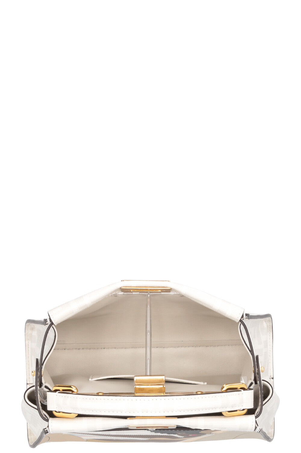 FENDI 2022 Peekaboo Bikini Girls Bag Mini White