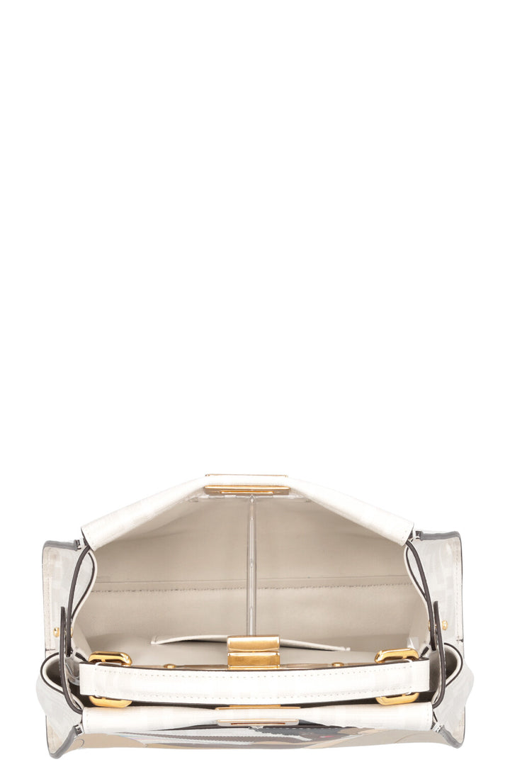 FENDI 2022 Peekaboo Bikini Girls Bag Mini White