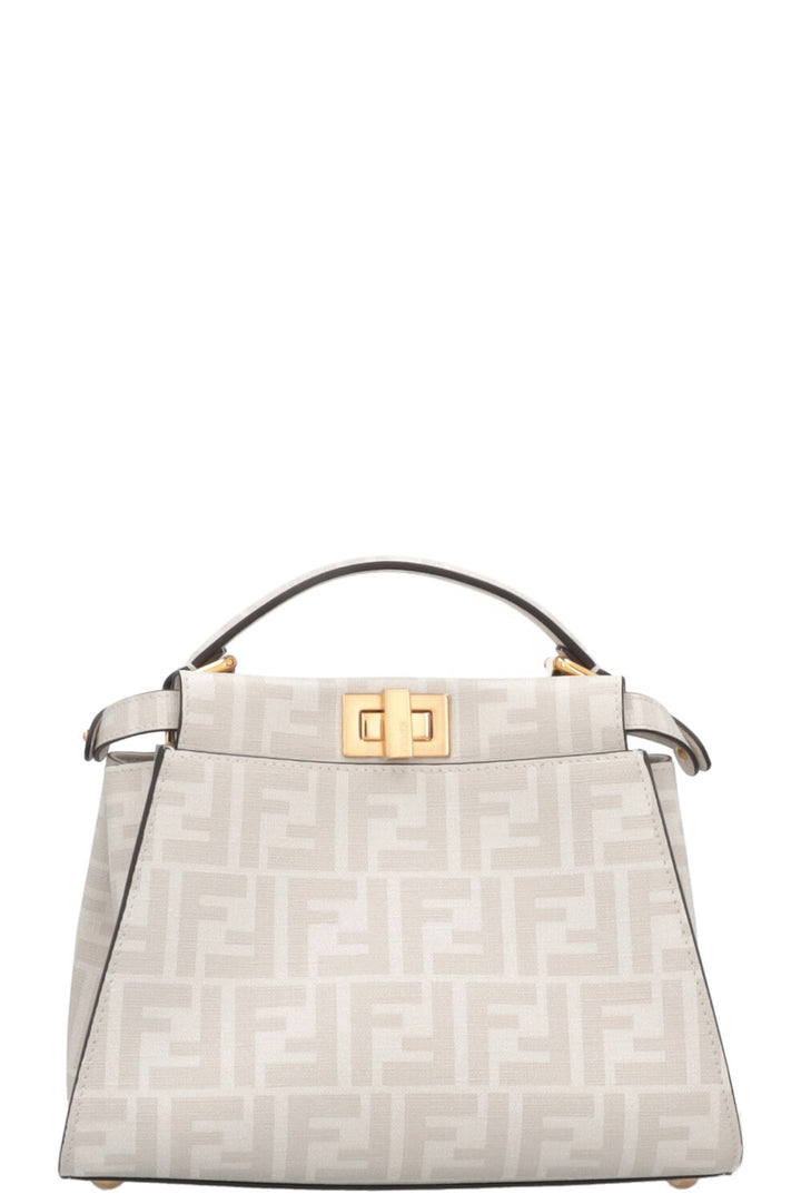 FENDI 2022 Peekaboo Bikini Girls Bag Mini White