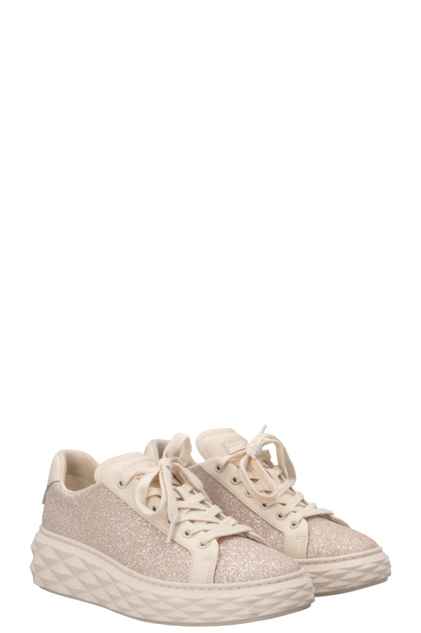 JIMMY CHOO Diamond Sneaker Light Gold