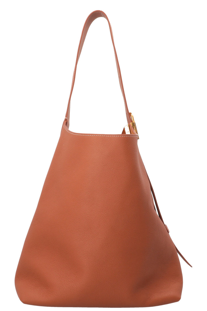LOUIS VUITTON Low Key Hobo MM Cuir Cognac