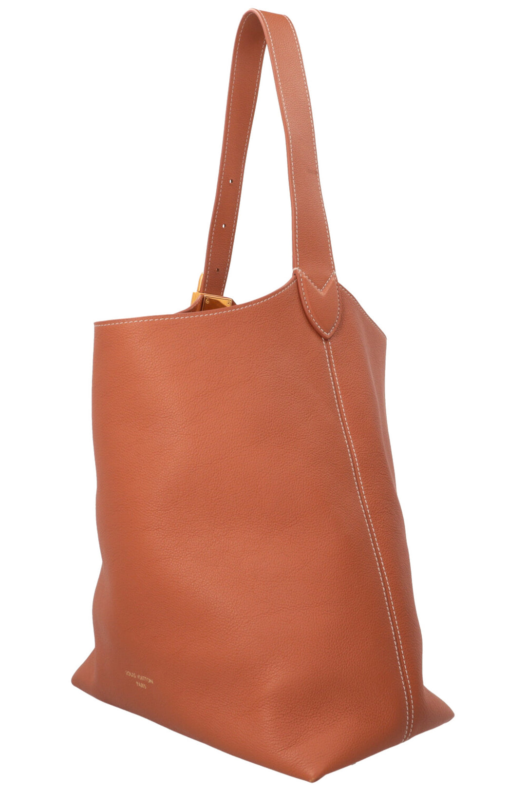 LOUIS VUITTON Low Key Hobo MM Cuir Cognac