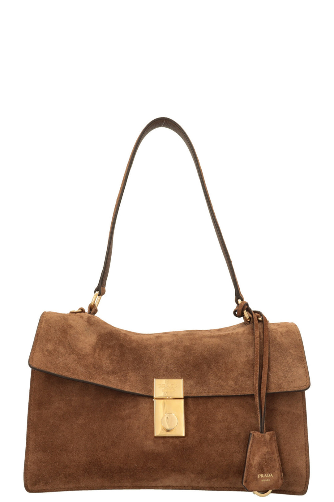 Sac bandoulière PRADA Soft Sound marron