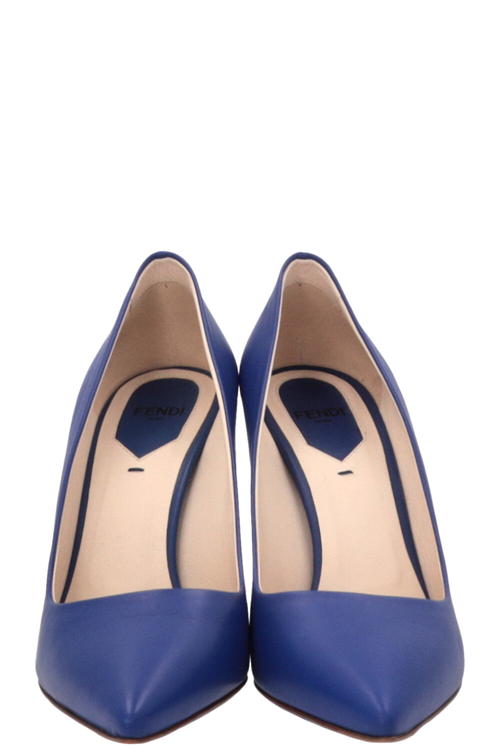 Escarpins FENDI en cuir bleu